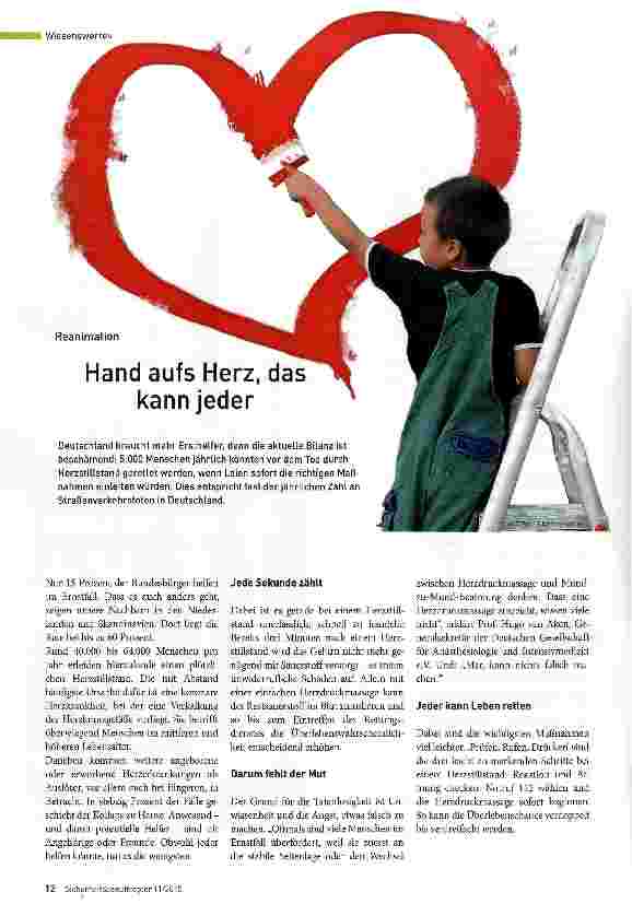 Vorschauseite 1: Hand aufs Herz, das kann jeder