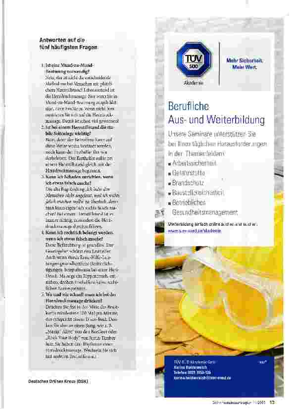 Vorschauseite 2: Hand aufs Herz, das kann jeder