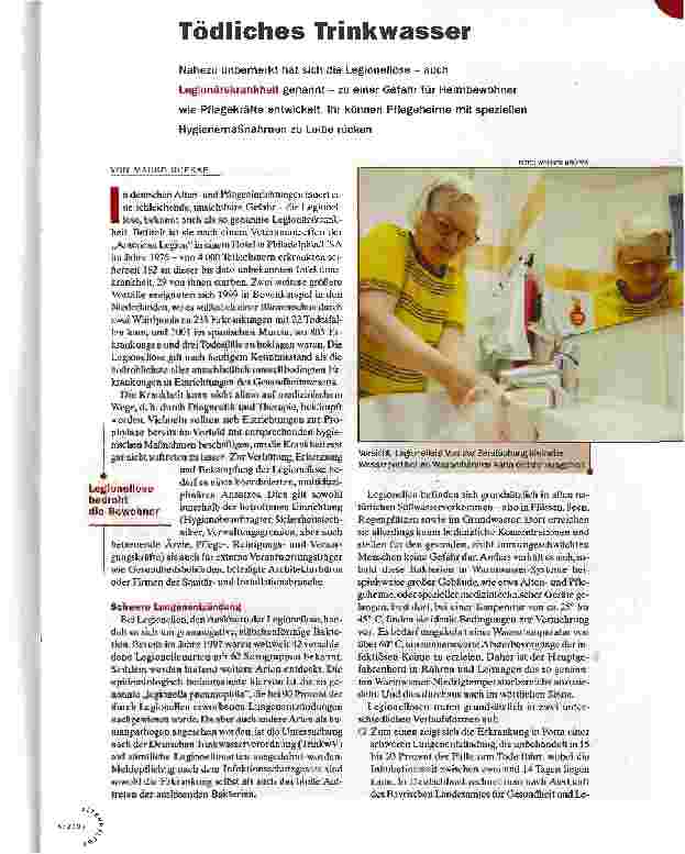 Vorschauseite 1: Tödliches Trinkwasser