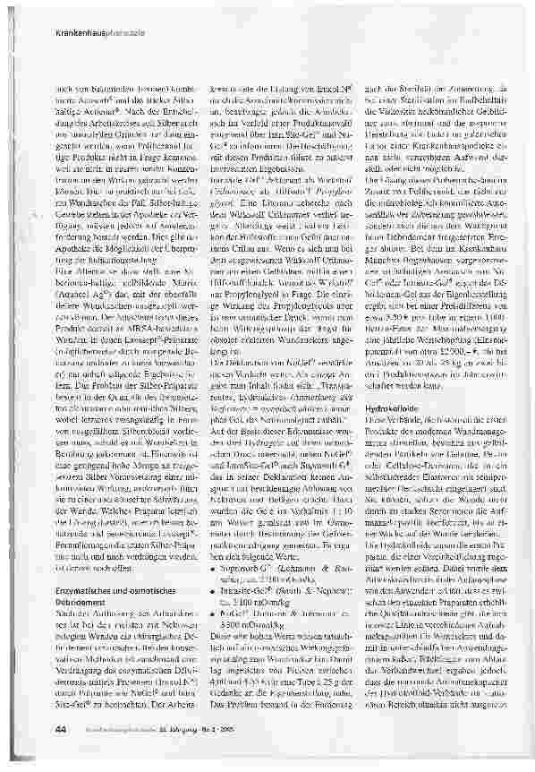 Vorschauseite 5: Behandlung chronischer Wunden - Die Rolle des Krankenhausapothekers