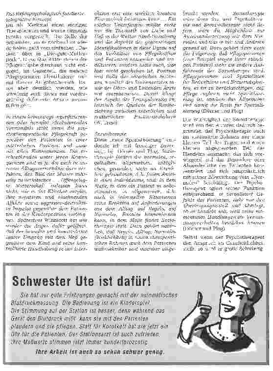 Vorschauseite 4: Die stationäre Psychotherapie aus der Sicht der Pflege
