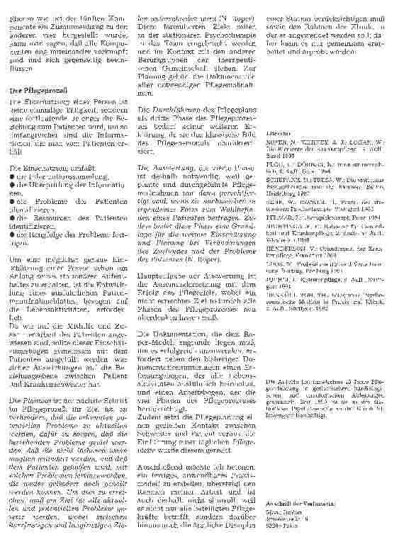 Vorschauseite 6: Die stationäre Psychotherapie aus der Sicht der Pflege