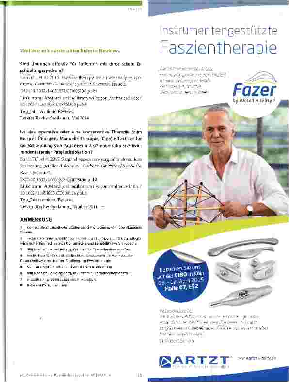 Vorschauseite 4: Cochrane-Update 4 2015
