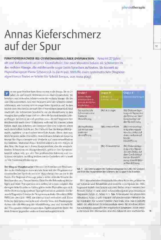 Vorschauseite 1: Annas Kieferschmerz auf der Spur