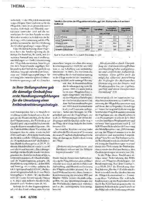 Vorschauseite 3: Welche Auswirkungen hat das Strukturmodell „Effizienzsteigerung der Pflegedokumentation auf die Qualitätsprüfungen nach §114 SGB XI?