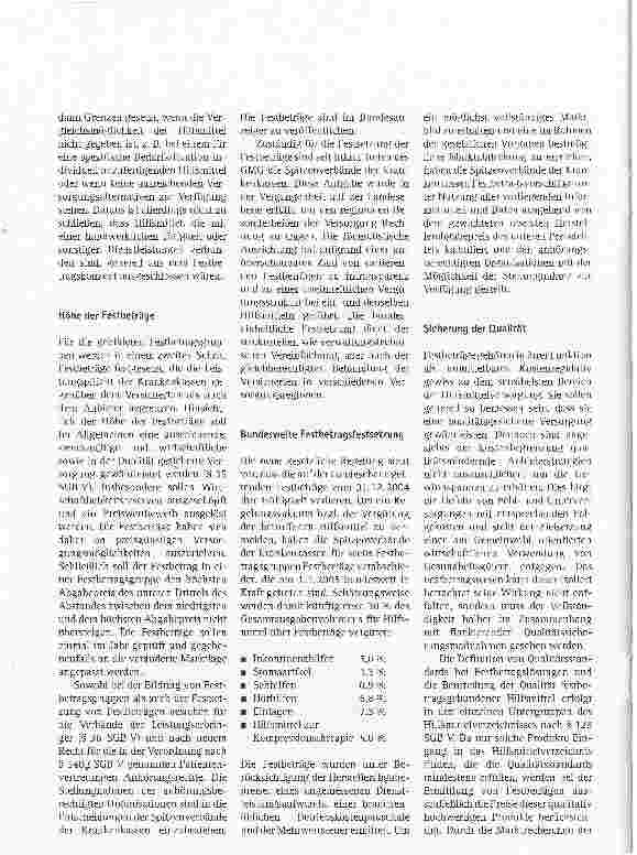 Vorschauseite 2: Festbeträge für HilfsmittelIm Markt ist Bewegungsspielraum