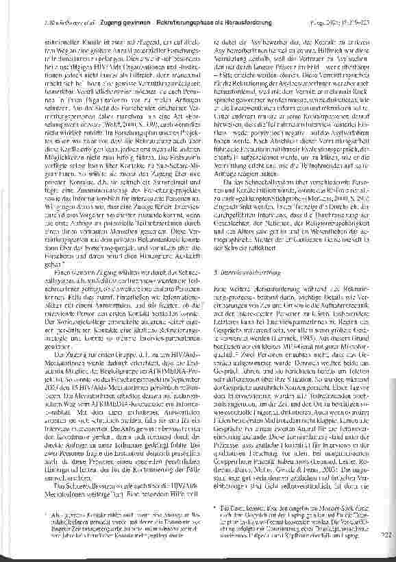 Vorschauseite 4: Zugang gewinnen - Rekrutierungphase als Herausforderung