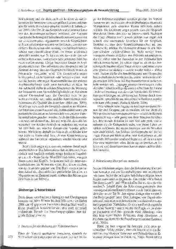 Vorschauseite 5: Zugang gewinnen - Rekrutierungphase als Herausforderung