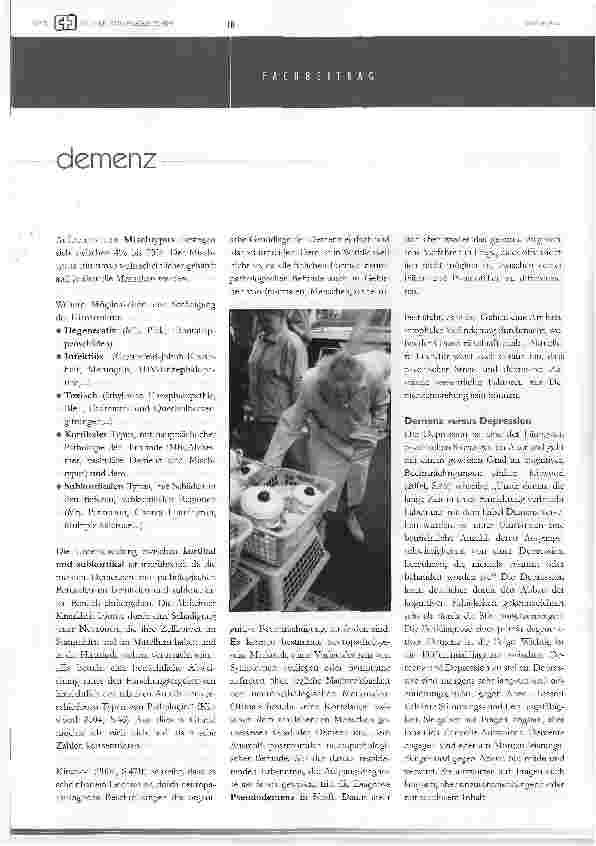 Vorschauseite 3: die demenz