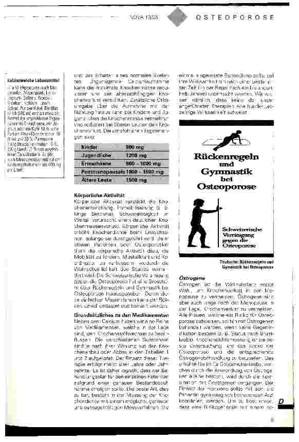 Vorschauseite 4: Osteoporose Definition, Diagnose und Therapie
