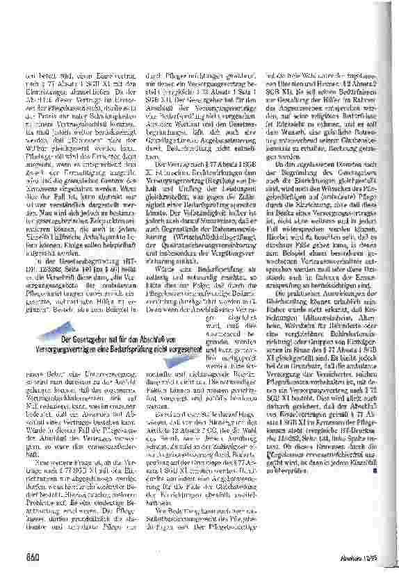 Vorschauseite 3: Vertragspflege im Altenheim?