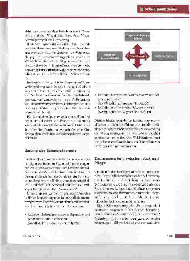 Vorschauseite 2: Schmerztherapie - Herausforderung für die PraxisEine juristische Bestandsaufnahme