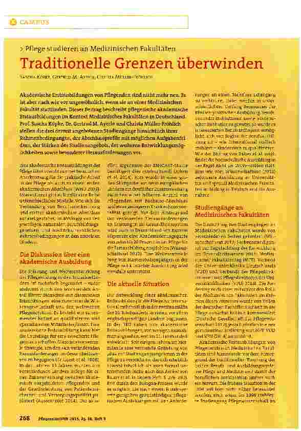 Vorschauseite 1: Traditionelle Grenzen überwinden