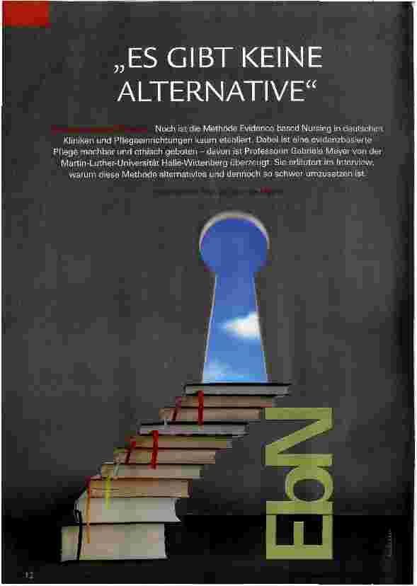 Vorschauseite 1: ES GIBT KEINE ALTERNATIVE