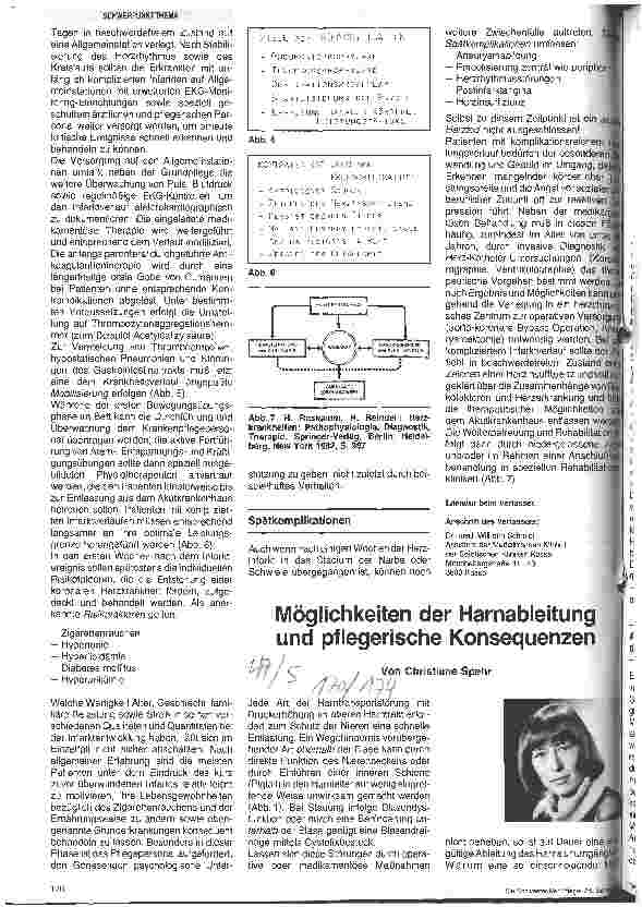 Vorschauseite 1: Möglichkeiten der Harnableitung und pflegerische Konsequenz