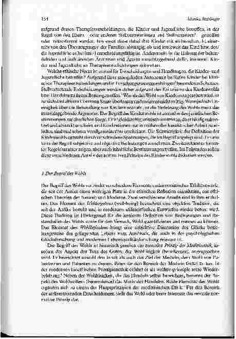 Vorschauseite 2: Das Kindeswohl als zentrale ethische Norm in der Pädiatrie