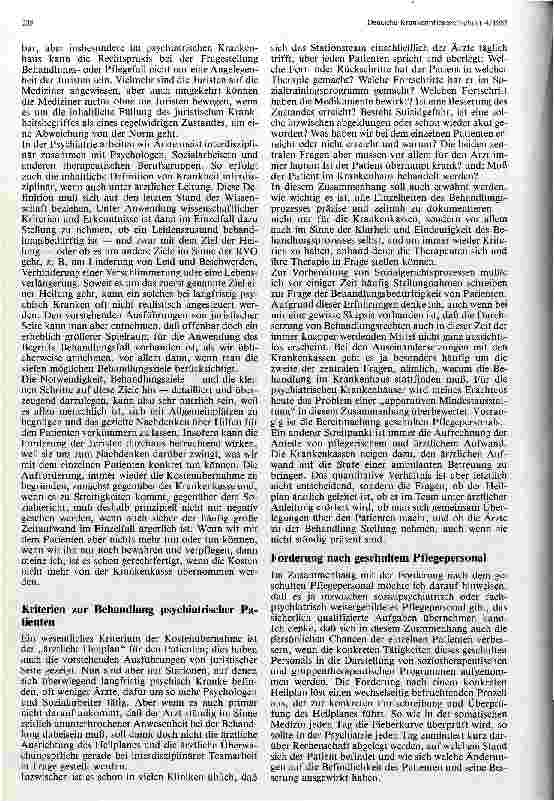 Vorschauseite 3: Behandlungsfall oder Pflegefall - Abgrenzungskriterien aus juristischer und ärztlicher SichtTAP, 0, 16
