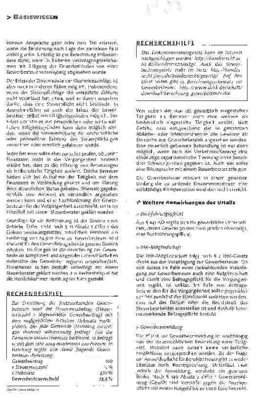 Vorschauseite 3: Betreuer sind Gewerbetreibende