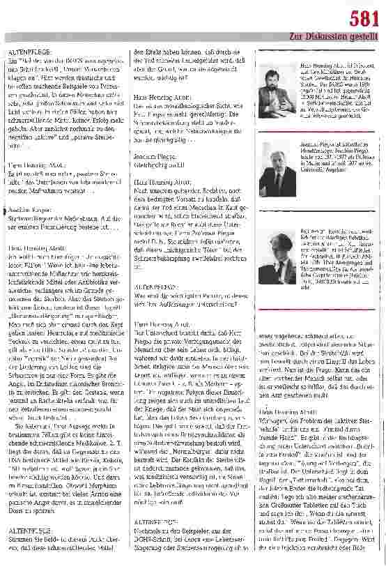 Vorschauseite 2: Euthanasie Gezieltes Töten oder Erlösungstod?