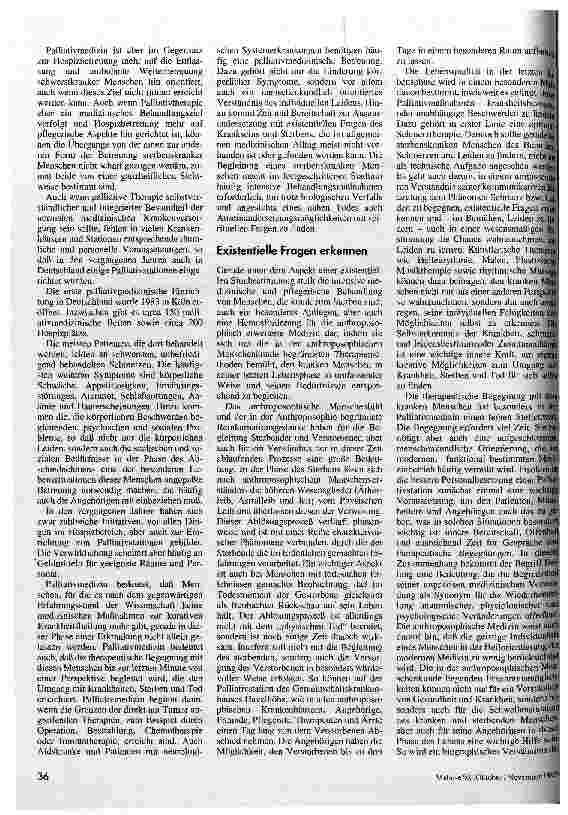 Vorschauseite 2: Würdiges Sterben Palliativmedizin und Anthroposophie