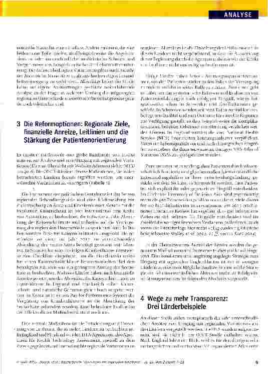 Vorschauseite 3: Internationale Erfahrungen mit regionalen Variationen: Was kann Deutschland vom Ausland lernen?