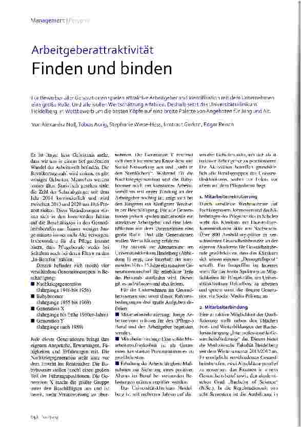 Vorschauseite 1: Arbeitgeberattraktivität Finden und binden