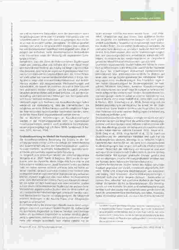 Vorschauseite 2: Die Forschungspyramide Evidenz für die ergotherapeutische Praxis. Ein Update