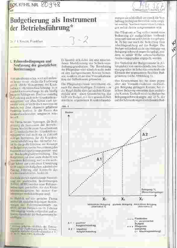 Vorschauseite 1: Budgetierung als Instrument der Betriebsführung