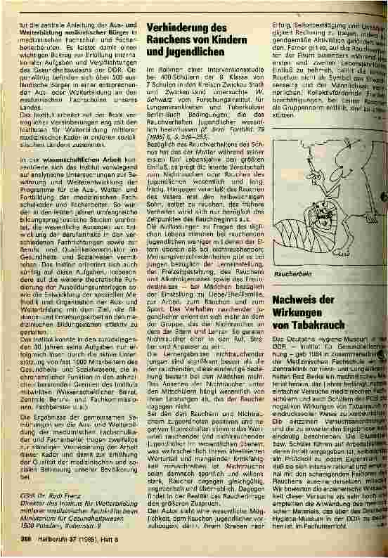 Vorschauseite 4: 30 Jahre Institut für Weiterbildung mittlerer medizinischer Fachkräfte