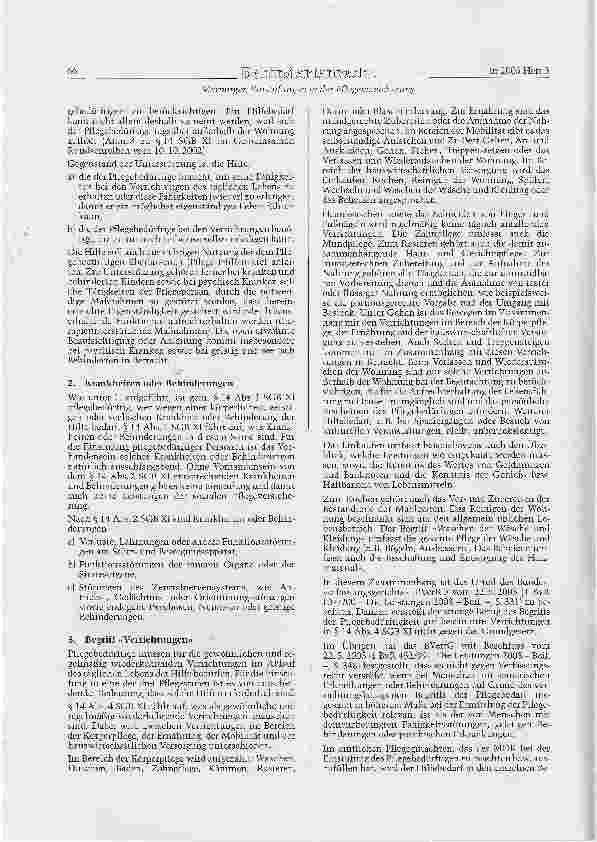 Vorschauseite 2: Einstufungen in der Pflegeversicherung