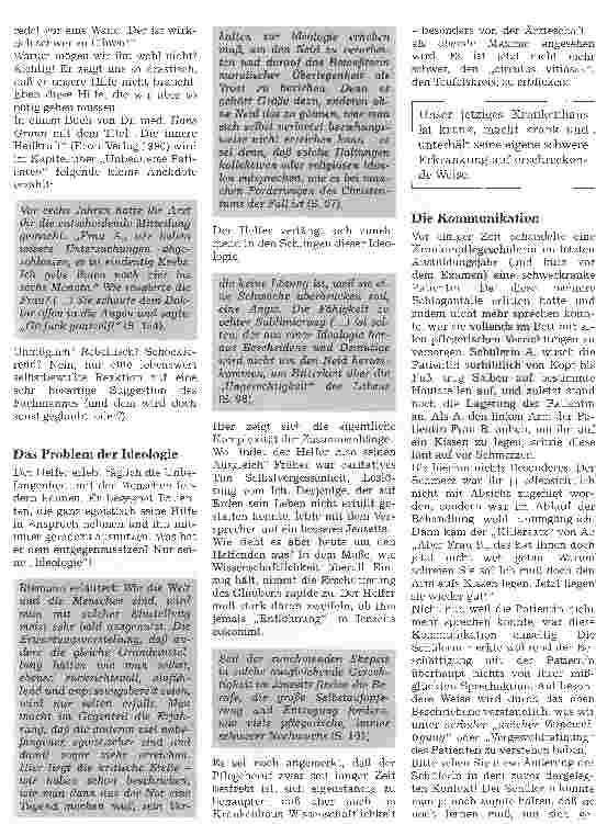 Vorschauseite 3: Patient (und) Helfer ... oder das Problem der Nudel im Gesicht: Über den Umgang mit Patienten im Krankenhaus und seine Hintergründe