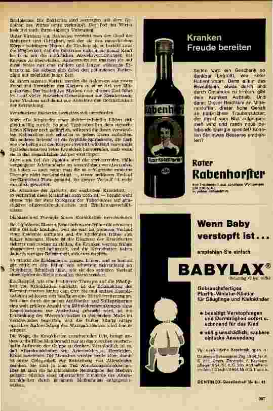 Vorschauseite 3: Verschwindende Krankheiten