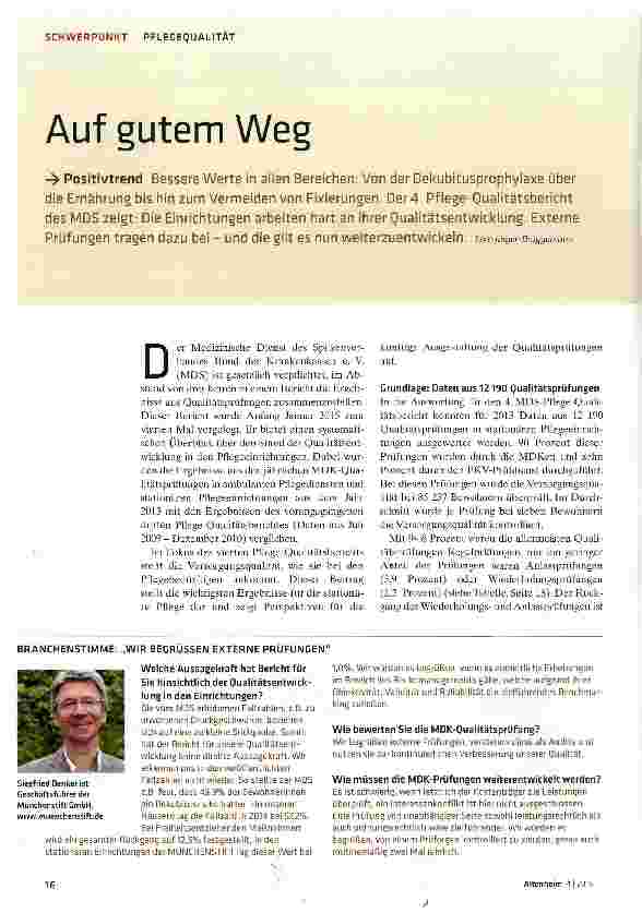 Vorschauseite 1: Auf gutem Weg