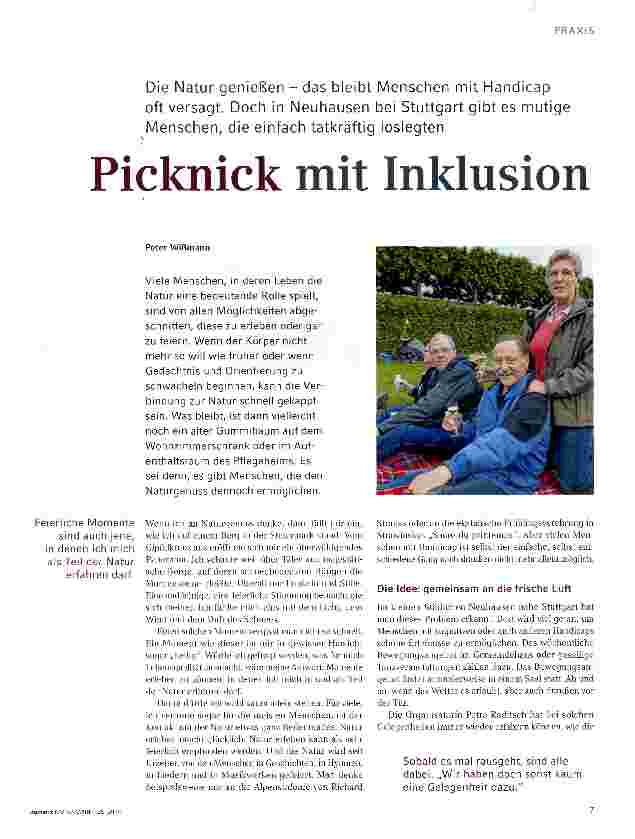 Vorschauseite 1: Picknick mit Inklusion