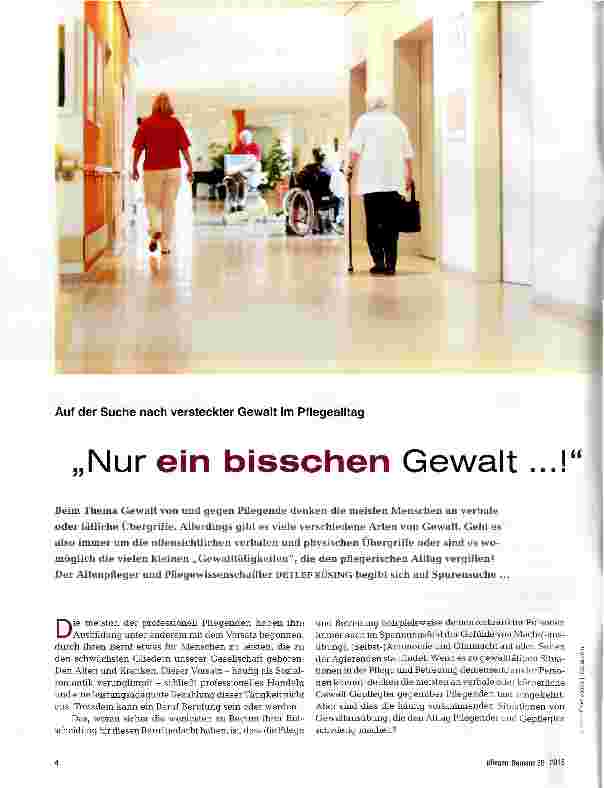 Vorschauseite 1: Nur ein bisschen Gewalt