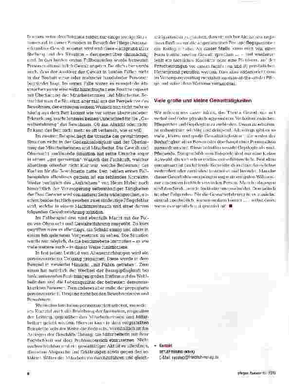 Vorschauseite 3: Nur ein bisschen Gewalt