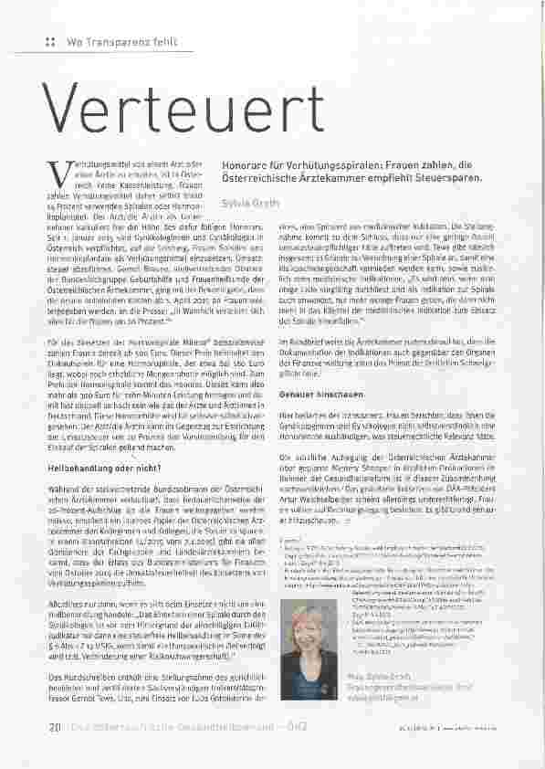 Vorschauseite 1: Verteuert