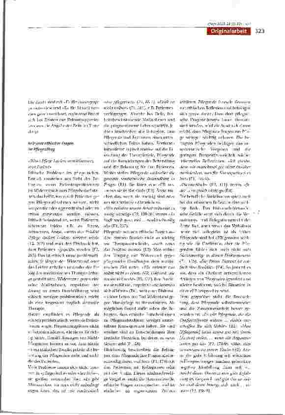 Vorschauseite 3: Ethische Reflexion von Pflegenden im Akutbereich -eine Thematische Analyse
