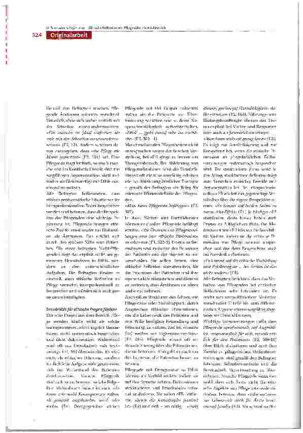 Vorschauseite 4: Ethische Reflexion von Pflegenden im Akutbereich -eine Thematische Analyse