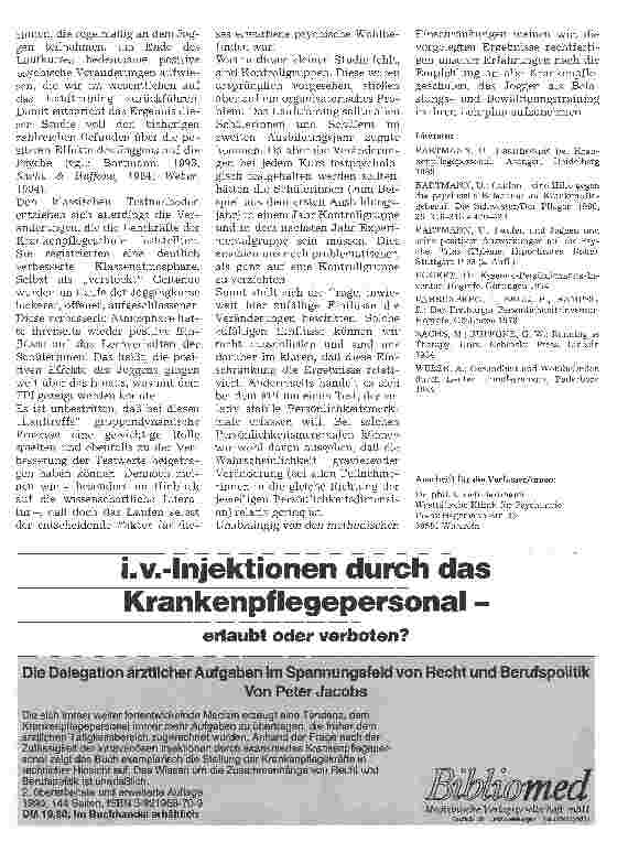 Vorschauseite 3: Joggen als Teil der Ausbildung in der Krankenpflege