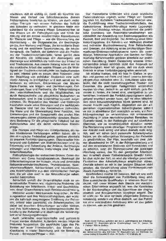 Vorschauseite 3: Erfahrungen und Gedanken zur Fortbildung