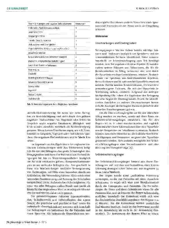Vorschauseite 3: Dysarthrie aus der Patientenperspektive