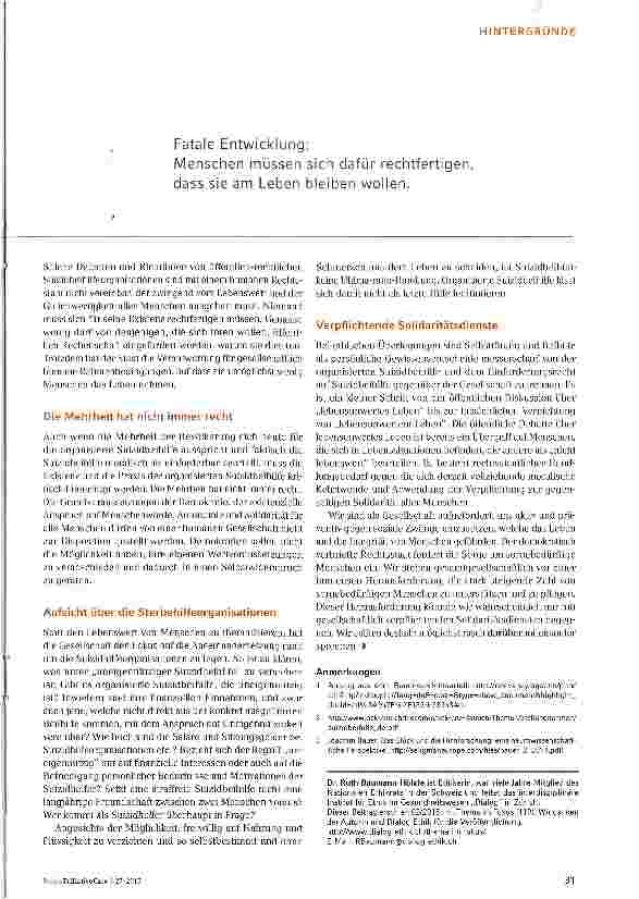 Vorschauseite 6: Die Gesellschaft und ihre präventive Verantwortung in der Suizidproblematik