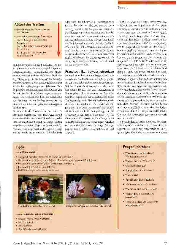 Vorschauseite 2: Wenn Bilder erzählen