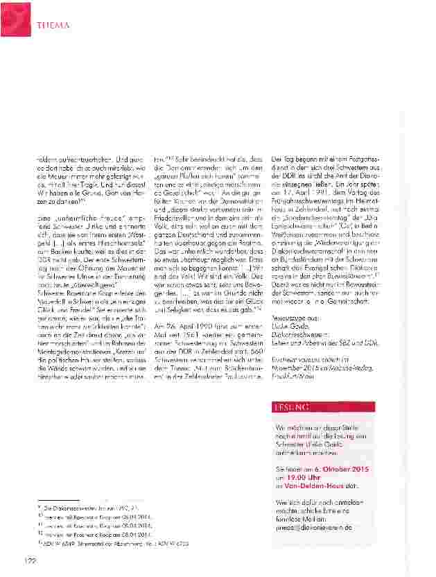 Vorschauseite 3: Diakonieschwestern. Leben und Arbeit in der SBZ und DDR