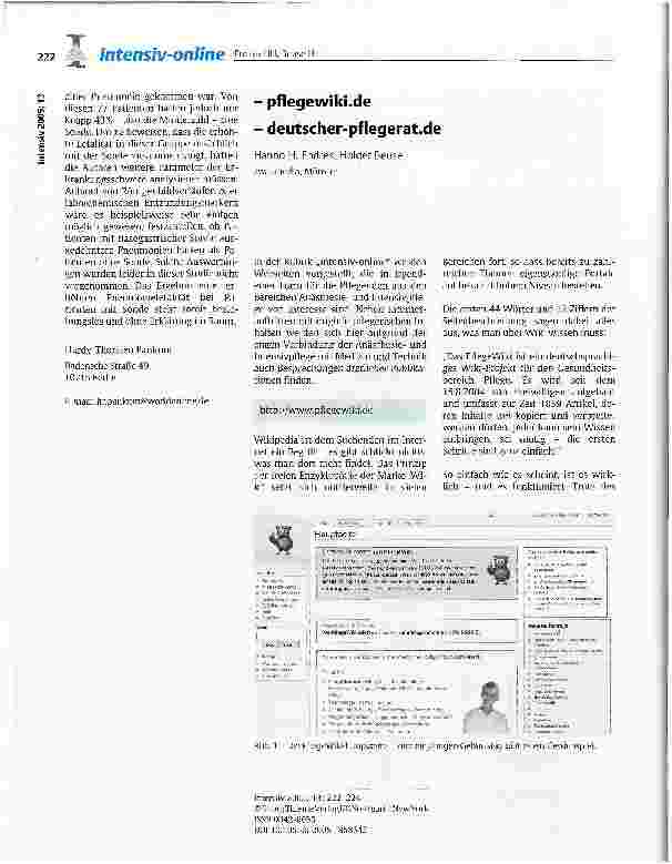 Vorschauseite 3: Eine retrospektive Studie zur Inzidenz von nosokomialen Pneumonien bei Patienten mit und ohne Ernährungssonden