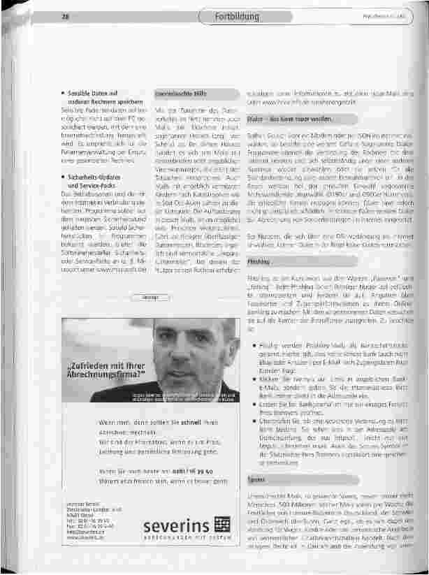 Vorschauseite 3: Physiotherapeuten auf der Datenautobahn II