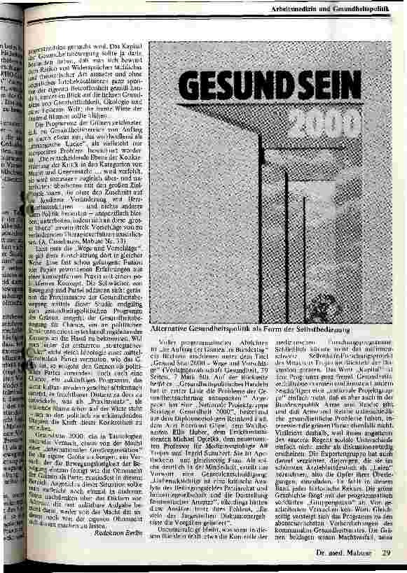 Vorschauseite 4: Gesundheit für alle ...