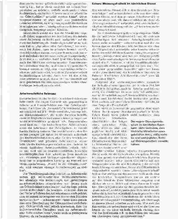 Vorschauseite 2: Loyalität und Meinungsfreiheit