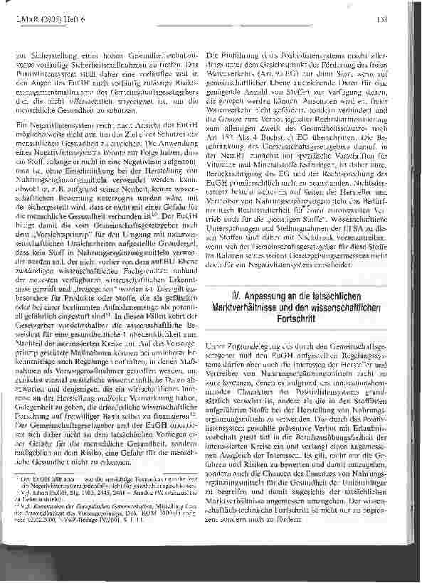 Vorschauseite 3: Das Positivlistensystem der Nahrungsergänzungsmittelrichtlinie - Verfahren zur Erweiterung der Stofflisten und Dossierverfahren